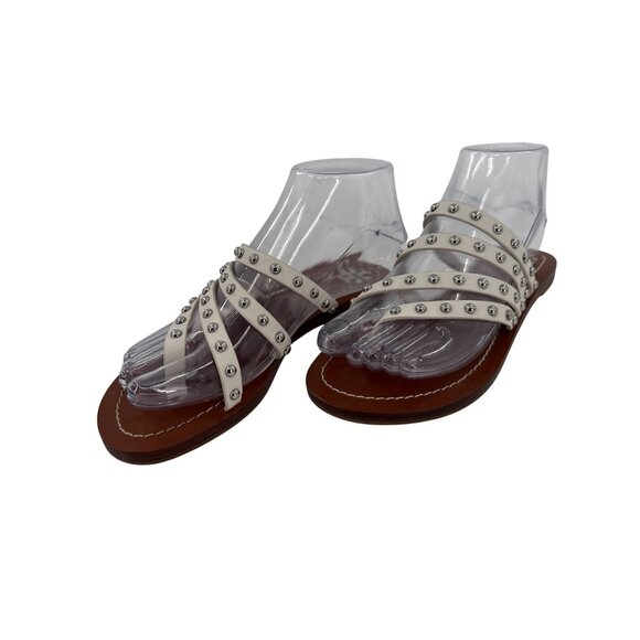 TORY BURCH PATOS STUDS STRAPPY SANDAL Size 5.5 - Picture 1 of 7